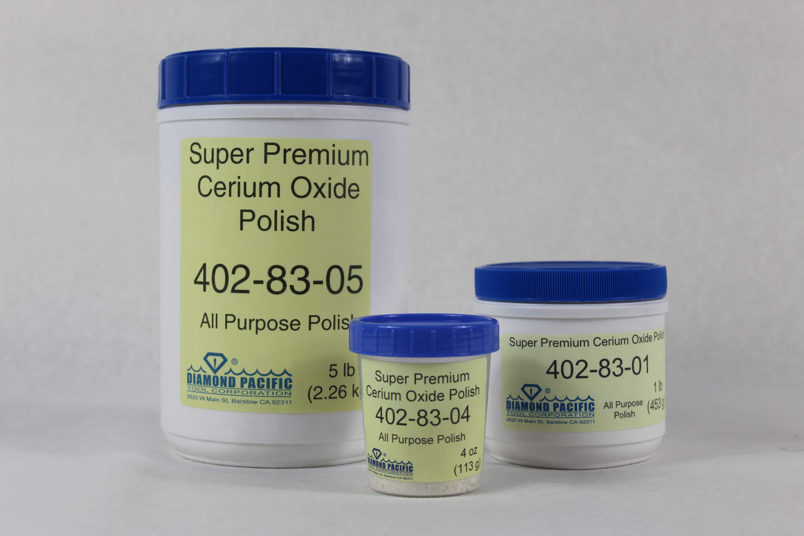 Diamond Pacific Super Cerium Oxide polishing product